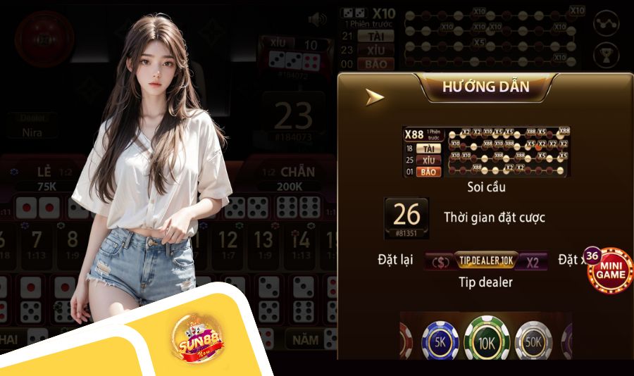 Hướng dẫn tham gia chơi Sicbo đơn giản tại cổng game Sun88