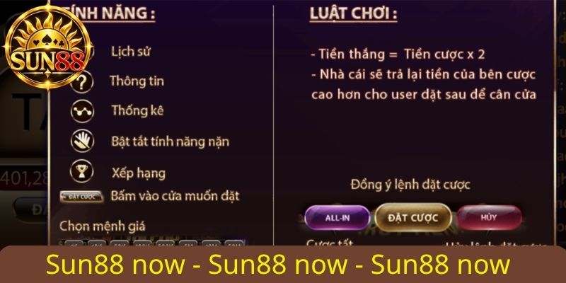 Mẹo chơi tài xỉu Sun88