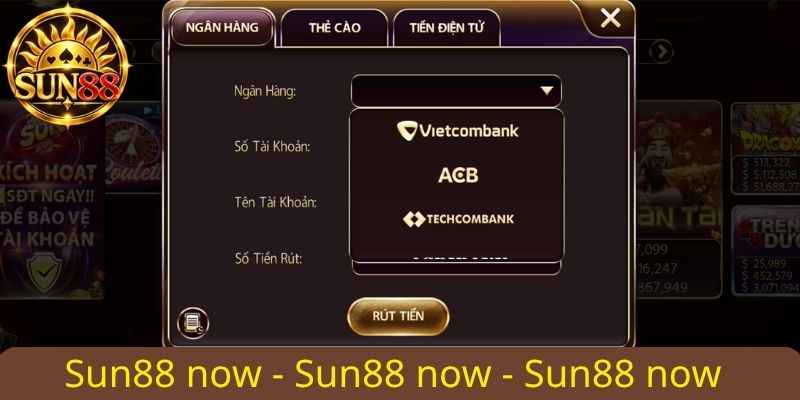Rút tiền Sun88 - Xử lý nhanh, giao dịch hoàn toàn miễn phí