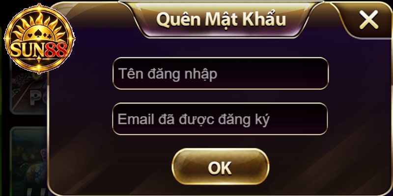 hỗ trợ lấy lại mật khẩu bằng gmail đã đăng ký